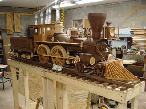 Large Wooden Train Plans