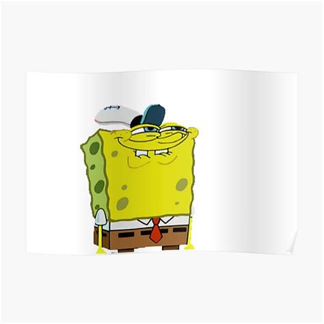 Spongebob Cheekypants Poster By Nojams Redbubble