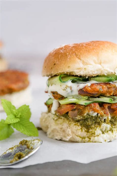 Ultimate Vegan Onion Zucchini Bhaji Burgers Cooking With Parita