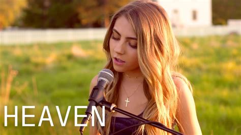 Heaven By Bryan Adams Acoustic Cover By Jada Facer And Dave Winkler Youtube