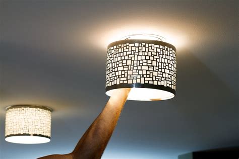 If you are not comfortable working with electricity, call a licensed electrician to complete your installation rather than learning how to install recessed lighting yourself. DIY Home Décor, EZClipse, Cobblestone Shade 8.5"x6". Home ...