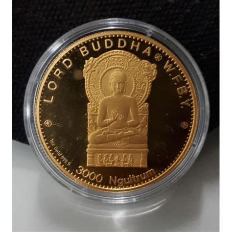 Jual Gold Quest Lord Buddha Koin Emas Murni 1 Oz Shopee Indonesia