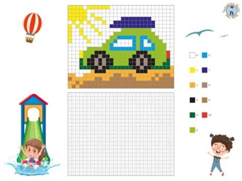 Summer Vacation Pixel Art Treasure Hunt 4 Kids Free Game
