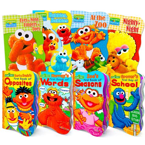 Set Of Sesame Street Board Books Elmo Cookie Monster Big Bird Some My Xxx Hot Girl