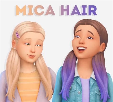 Sims 4 Cc Child Hair Maxis Match Infoupdate Wallpaper