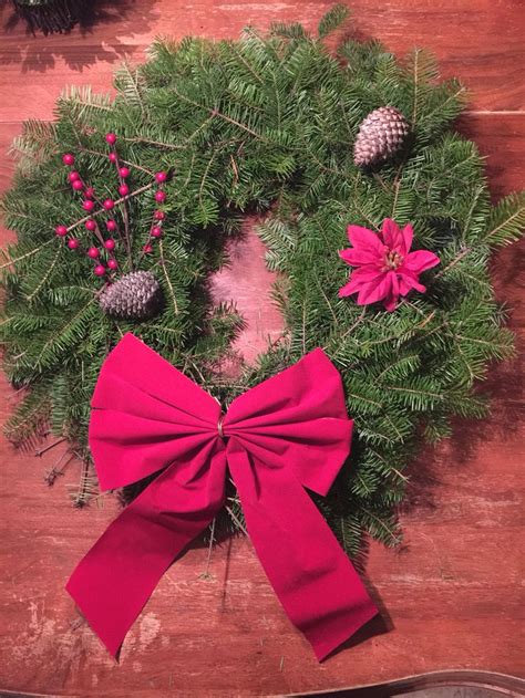 Fresh Balsam Wreath Christmas Wreaths Holiday Decor Wreaths