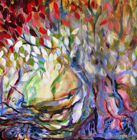 Tree Of Life Abstract Original Painting 24 X 24 Fine Art By Etsy
