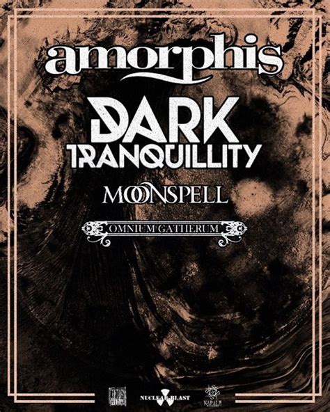 Amorphis Dark Tranquillity Moonspell And Omnium Gatherum Announce