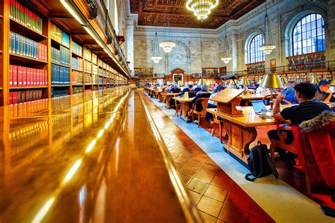 Public Library Rose Reading Room 2 New York City Photograph By