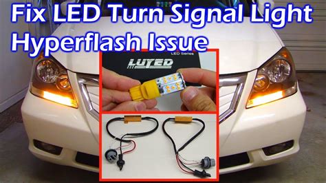 Fix Led Turn Signal Hyperflash Problem With Load Resistor Youtube