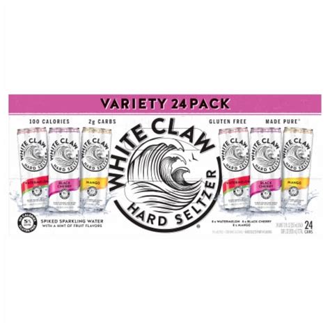 White Claw Seltzer Hard Seltzer Variety Pack 24 Cans 12 Fl Oz King