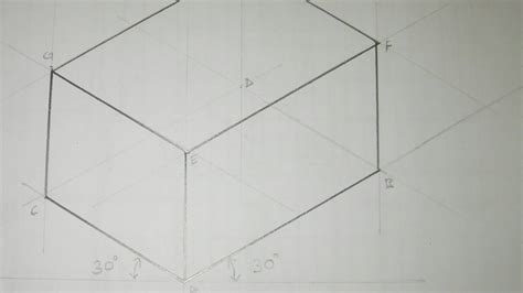 Isometric Projection Of A Block In Engineering Isoa1 Youtube