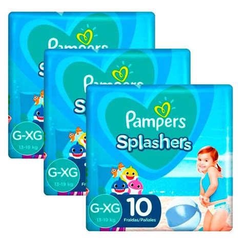 Pampers Splashers G Xg Casas Bahia