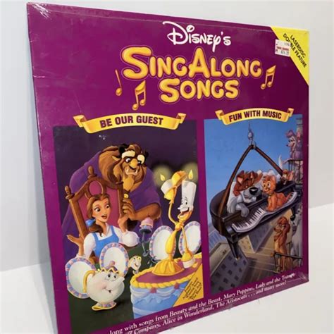 Disneys Sing Along Songs Be Our Guest Fun With Music Laserdisc Ld