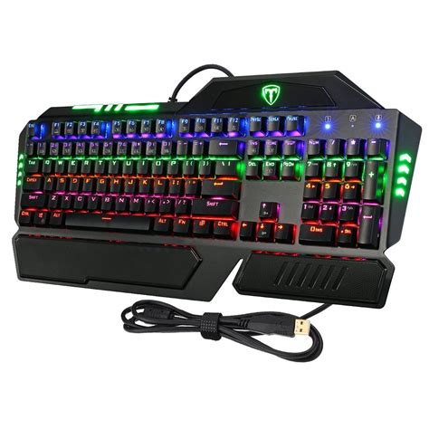 Pictek 104 Keys Anti Ghosting Backlit Mechanical Gaming Keyboard With