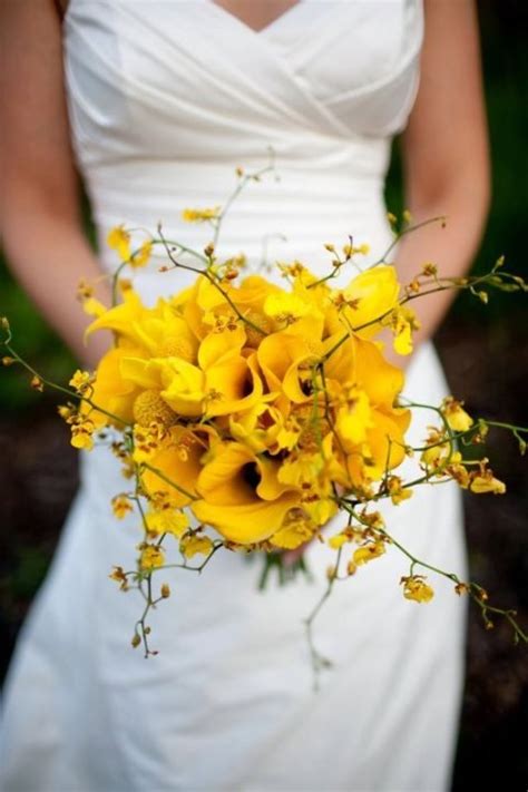 Picture Of Yellow Wedding Bouquets