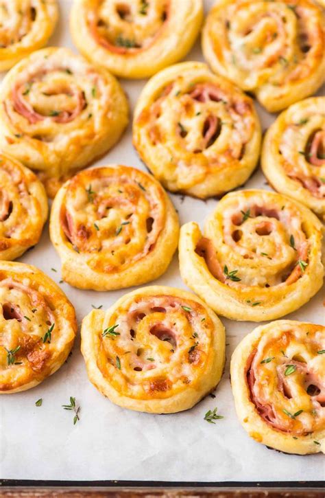ham and cheese pinwheels puff pastry crispy ham melty cheese and dijon this is the ultimate