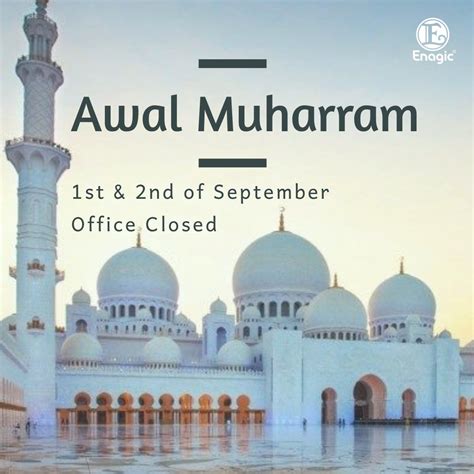 Pada masa ini, umat islam dilarang untuk berlawan; Awal Muharram (Office Closed) - Enagic Malaysia Sdn Bhd
