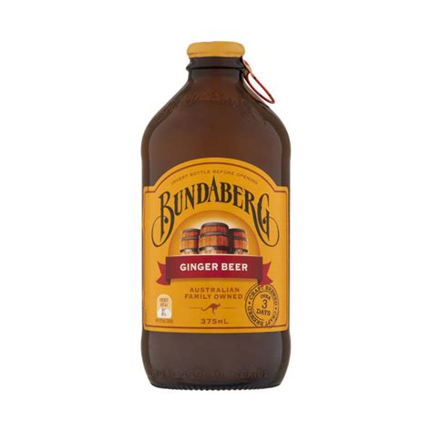 Buy Bundaberg Brewed Drink Ginger Beer Bottle 375ml Coles