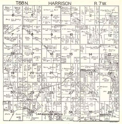 Lee County Iagenweb 1930 Plat Maps By Township