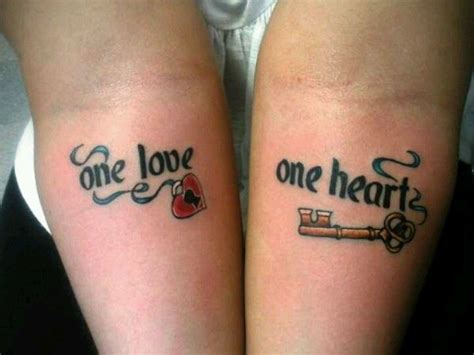 To make a more design an heart can be joined into the heartbeat line, bringing marginally horrifying symbolism into a generally romantic symbol. One love. One heart. Couples tattoo. | Tattoos | Pinterest ...