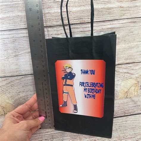 Naruto Party Favor Bags Etsy