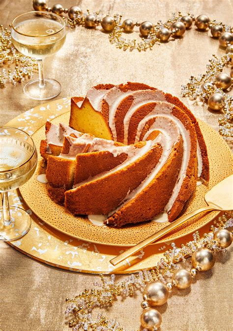The nibble, great food finds, is while americans like their pound cake with a scoop of ice cream, the british prefer a sauce. Spiked Eggnog Bundt Cake Recipe - Southern Living