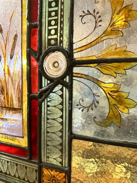 Stunning Stained Glass Window Authentic Reclamation