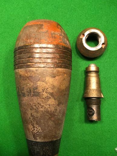World Military Collectables Italian 81mm Mortar Round
