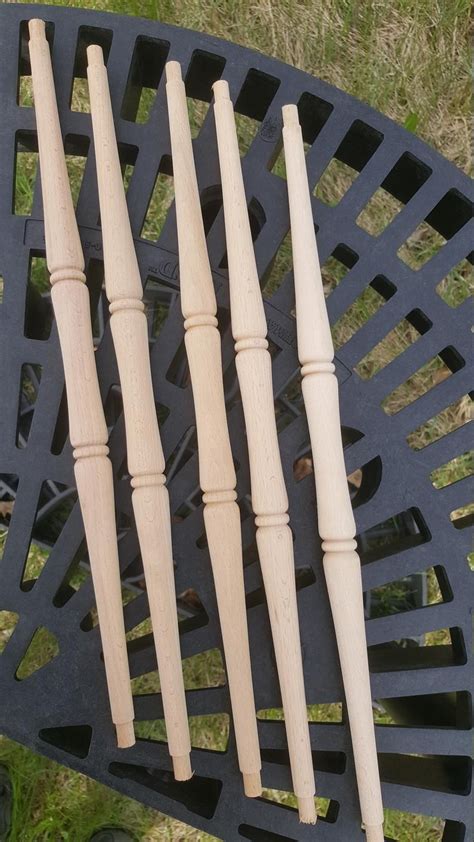 They're an excellent choice for anyone seeking to create an environment that exudes charm and character. Unfinished NEW hard wood spindles 16.5" - chair/crib/shelf ...