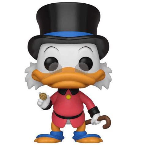 Figurine Pop Scrooge Mcduck With Red Coat Picsou 555 Pas Cher