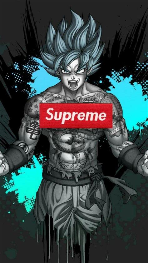 Iphone hypebeast anime wallpaper siboneycubancuisine com. Supreme Goku Wallpapers - Wallpaper Cave