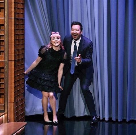 Maisie Williams At Tonight Show Starring Jimmy Fallon 04012019