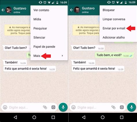 Como Enviar Uma Conversa De Whatsapp Por E Mail Tutoriais Apk