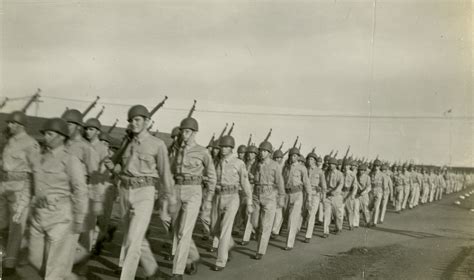 Us Army Soldiers In A Marching Formation Possibly Near Accra Ghana