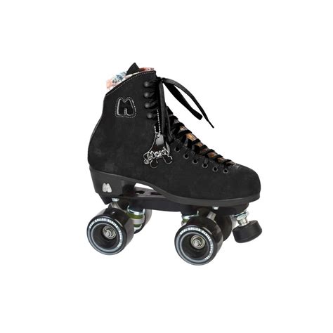 Riedell Quad Roller Skates Black Suede