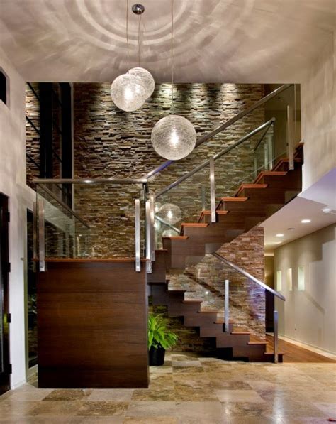 Living Room Design Ideas Natural Stone Wall In The Interior