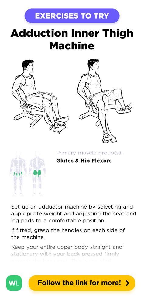 Adductor Adduction Inner Thigh Machine WorkoutLabs Exercise Guide