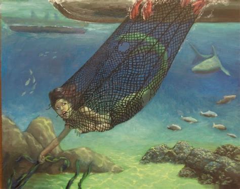Netted Mermaid 95 Percent Done By Faile35 On Deviantart Mermaid Art