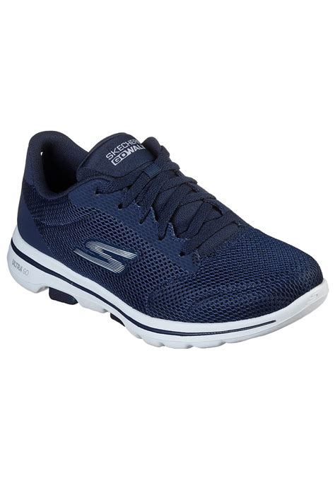 Dual density outsole for added stability and support. Skechers Womens Go Walk 5 Lucky Mesh Trainers Cushioned ...