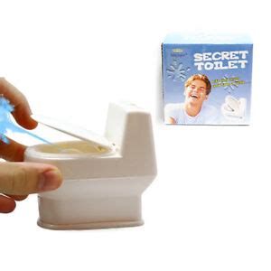 Secret Water Squirting Toilet Funny Gag Gift Desk Toy Office Prank Joke Ebay