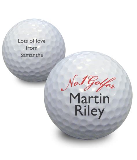 Personalised No1 Golfer Golf Ball Just For Ts