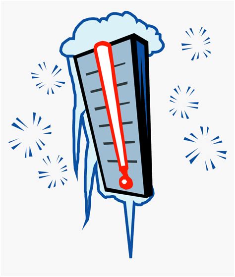 Cold Temperature Weather Clip Art Winter Cold Thermometer Clip Art