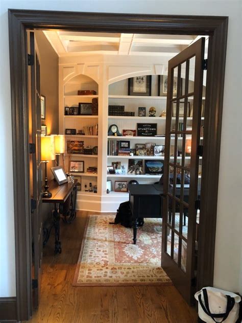 Moody Masculine Home Office Before — Sara Lynn Brennan Interiors