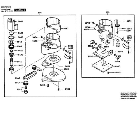 Bosch Model Pr20evsk Router Genuine Parts