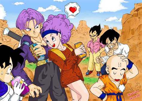 Bulma With Trunks By Madziax On Deviantart