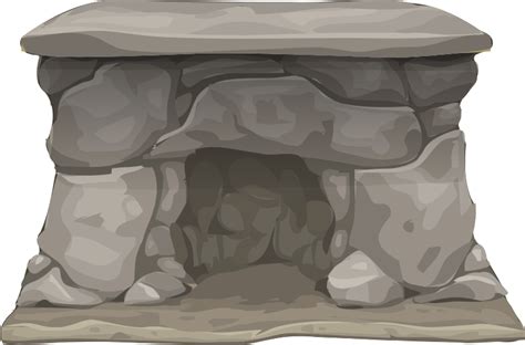 Stone Fireplace From Glitch Openclipart