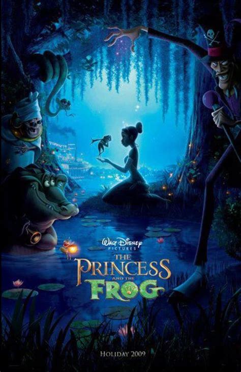 Original Released Disney Movie Posters The Princess And The Frog Disney Pixar Walt Disney