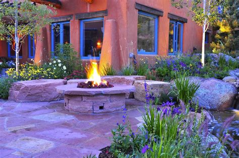 Greenbuilt Adobe In The Mountains In 2020 Build Outdoor Fireplace