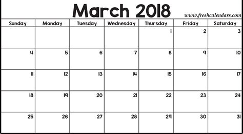 10 Creative Printable To Do List Calendar March